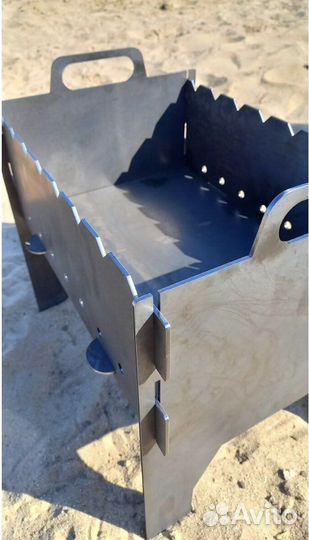 Мангал складной многоразовый сталь 3мм