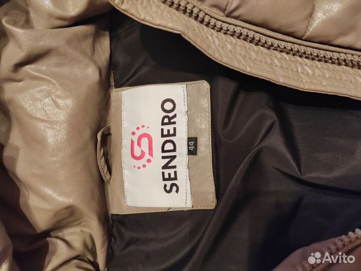 Куртка женская зимняя эко кожа 44 р-р