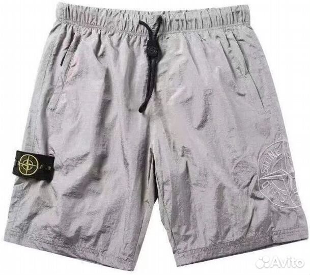 Шорты Stone Island premium swim серые