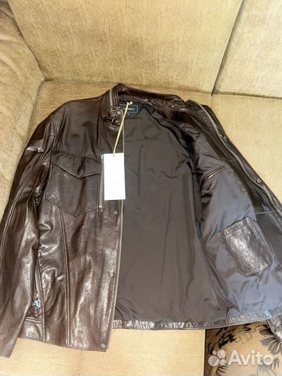 Кожаная куртка мужская