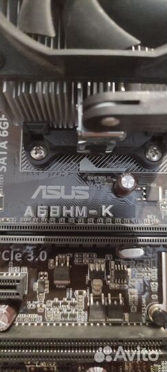 Материнская плата + AMD A8 7600 radion r7 4c+6g