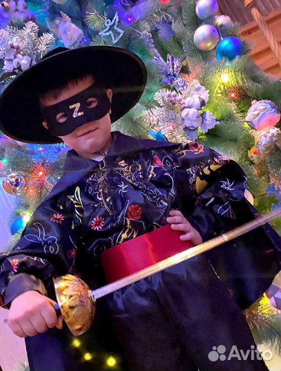 Новогодний костюм Зорро