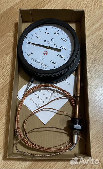 Термометр для бойлера, промышленный