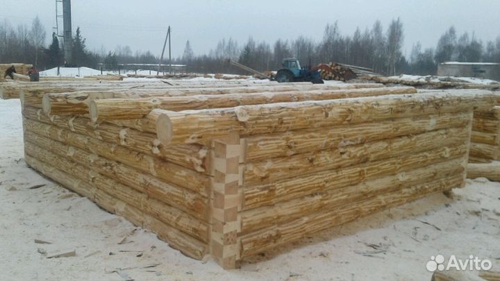 Срубы домов и бань