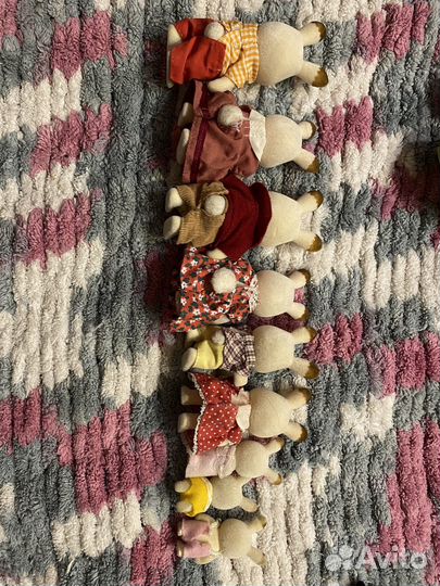 Sylvanian families семья кроликов