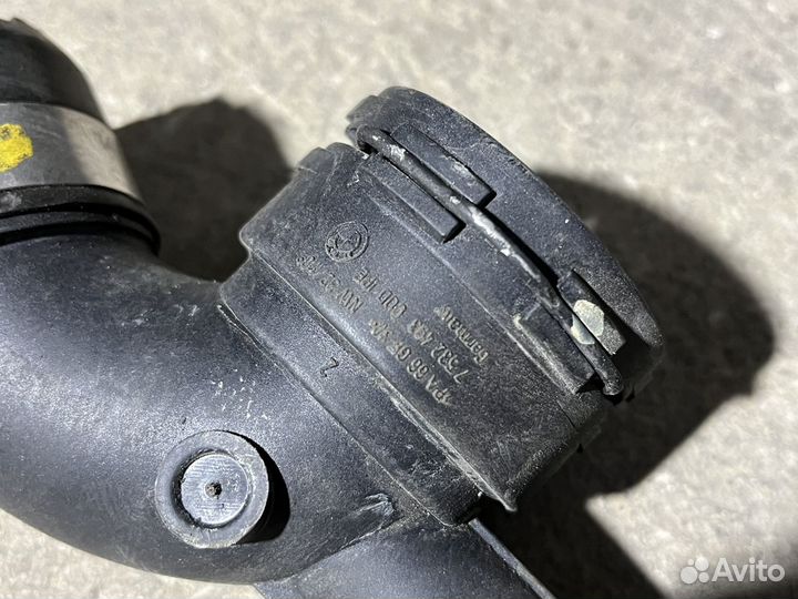 Фланец радиатора + датчик температуры BMW E90