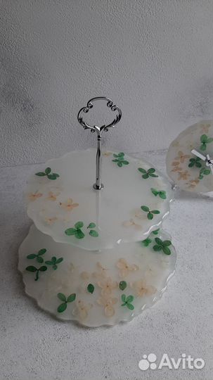 Фруктовница этажерка из эпоксидной смолы