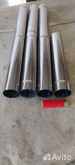 Трубы дымохода для печки в палатку