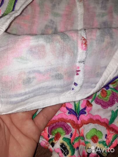 Шорты с вышивкой новые