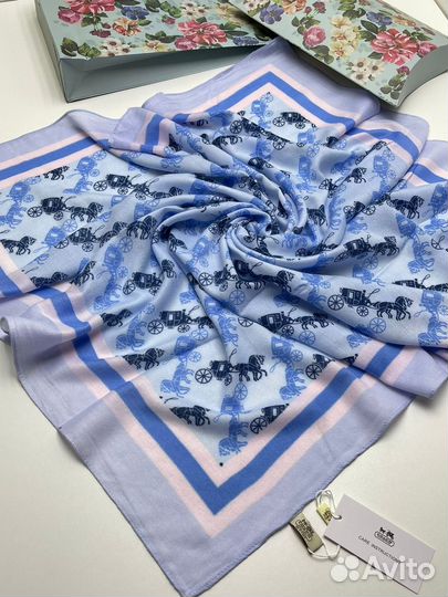 Кашемировый платок Coach 8 цветов