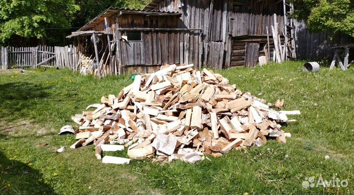 Дрова колотые сухие