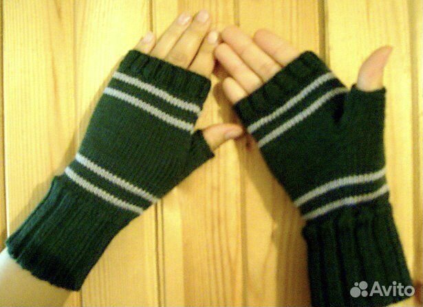 Митенки в цветах факультетов Хогвартса