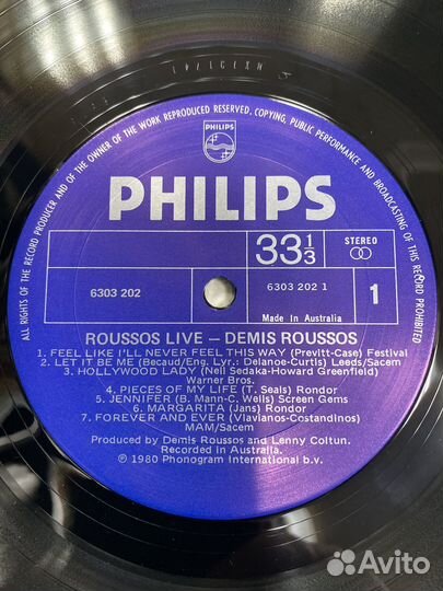 Виниловые пластинки demis roussos