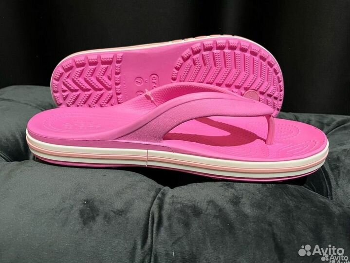 Сланцы Crocs шлепанцы розовые