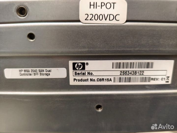 Схд HPE MSA 2040 C8R15A 24xSFF 2xC8R09A