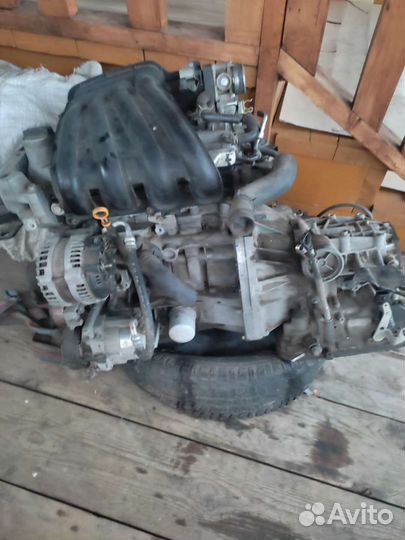 Продам двс с АКПП от ниссан вингроад 2006г HR15
