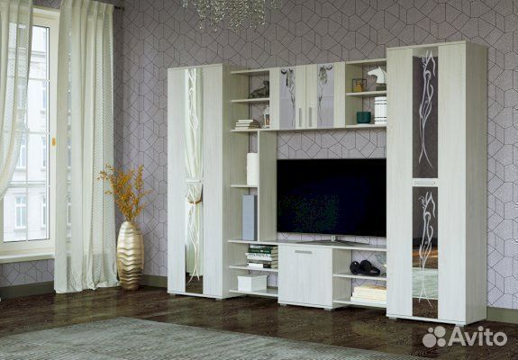 Гостиная в цвете Ясень анкор