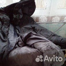 Продам пуховик серый,размер 46-48,подклад пихора