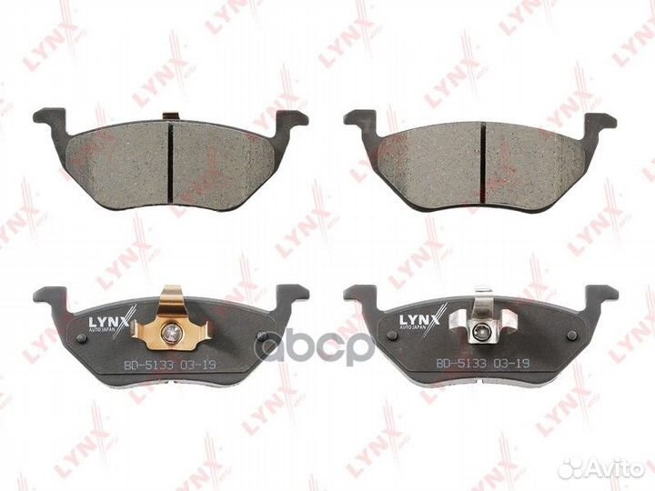 Колодки тормозные дисковые зад BD5133 lynxauto