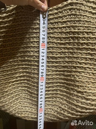 Cумка стильная вязаная в город и на пляж