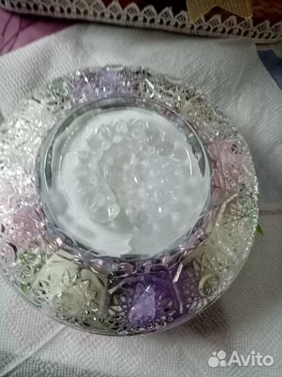 Подсвечник+свеча декорированная