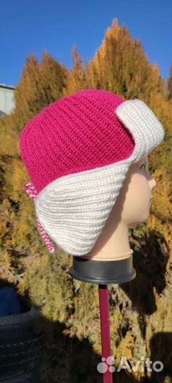 Мк Шапка - ушанка двойная, унисекс