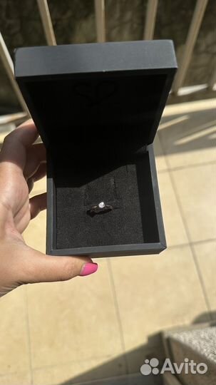 Новое Кольцо с брильянтом