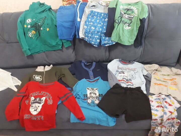 Вещи пакетом на мальчика 110 116 размер