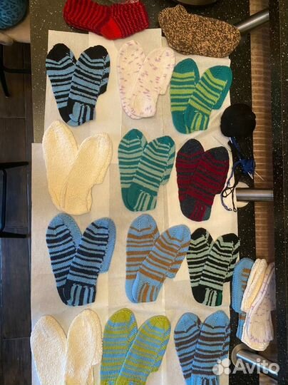 Носки(следочки)вязаные, ручной работы