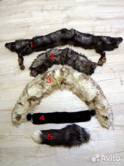 Воротник меховой натуральный