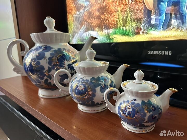 Сервиз чайный гжель