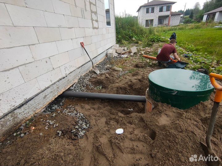 Установка септика “под ключ”