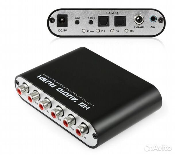 Аудио конвертер из Цифры в Аналог 5.1