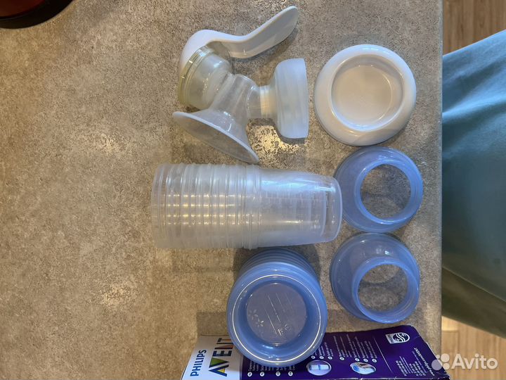 Молокоотсос avent электрический 2 в 1