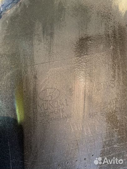 Задний бампер Hyundai Solaris седан с 2017-2020