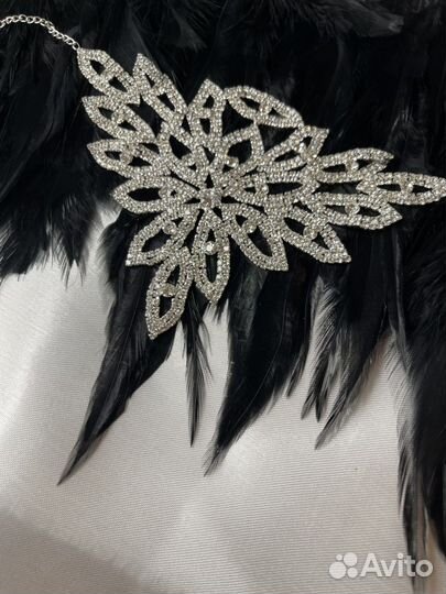 Колье чокер серебро