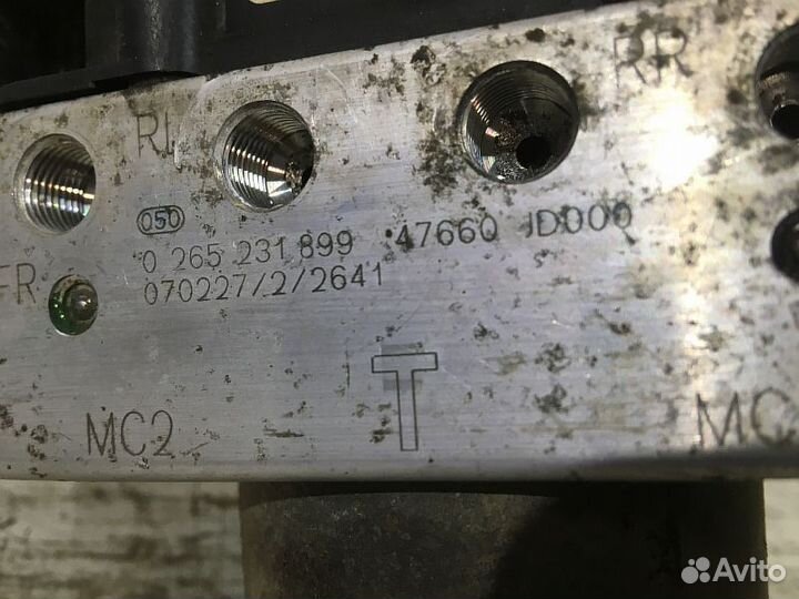 Блок ABS абс Nissan Qashqai J10