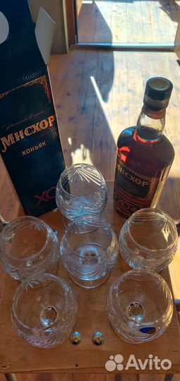 Хрустальный набор для коньяка