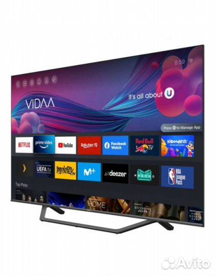 Новый 4k телевизор hisense 50a7gq 50 дюймов