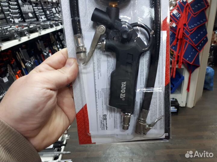 Пистолет подкачки электронный Yato