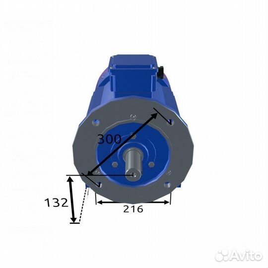 Электродвигатель аир 132S4 (7.5кВт/1500об.мин)