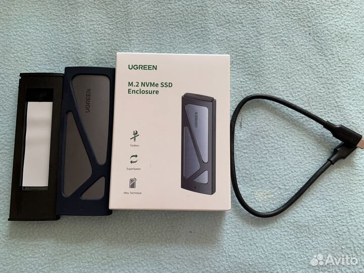 Адаптер для SSD nvme m.2 UGreen 10Gbps