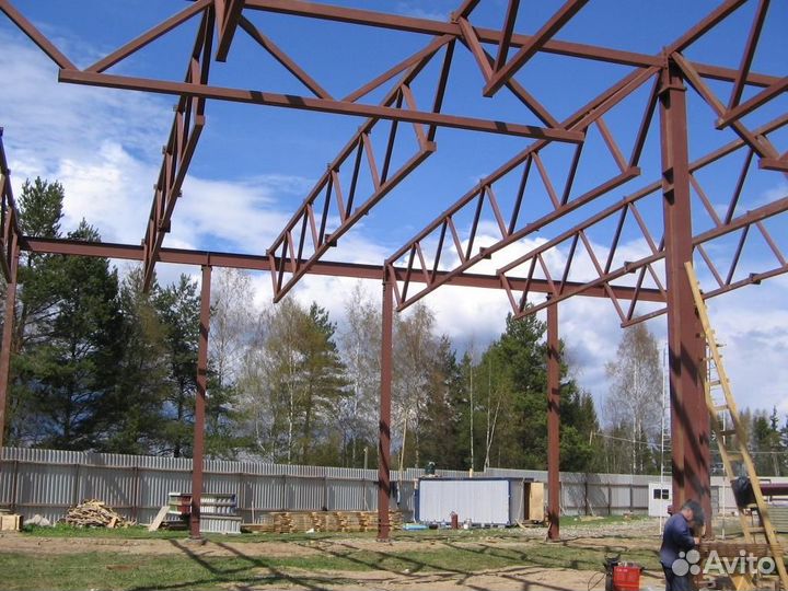Каркас здания бу