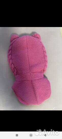 Шапка шлем baby go 46-48 зима