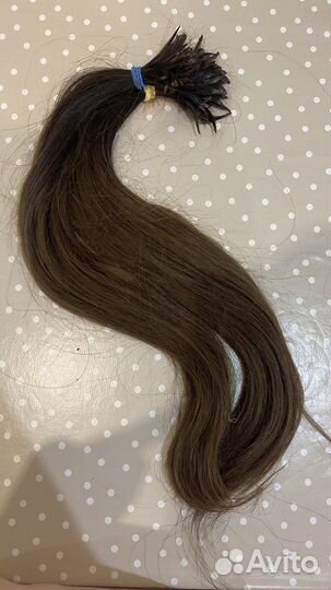 Волосы для наращивания омбре 50 см