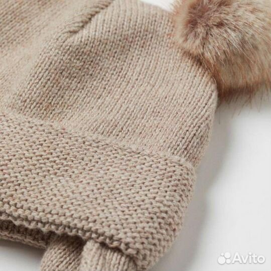 Шапка для девочки новая h&m 74/80 (6-12 мес) р-р