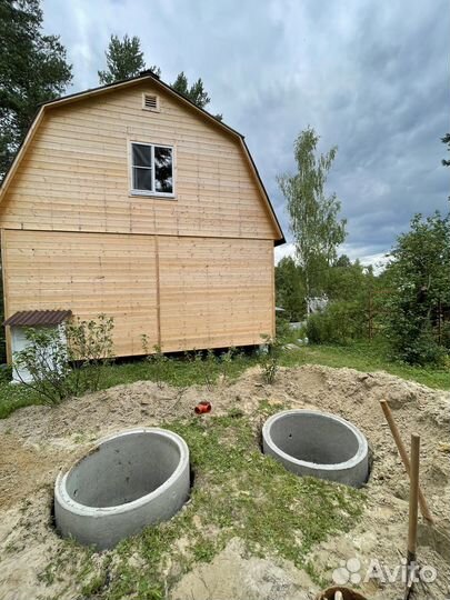 Септик под ключ из жби колец