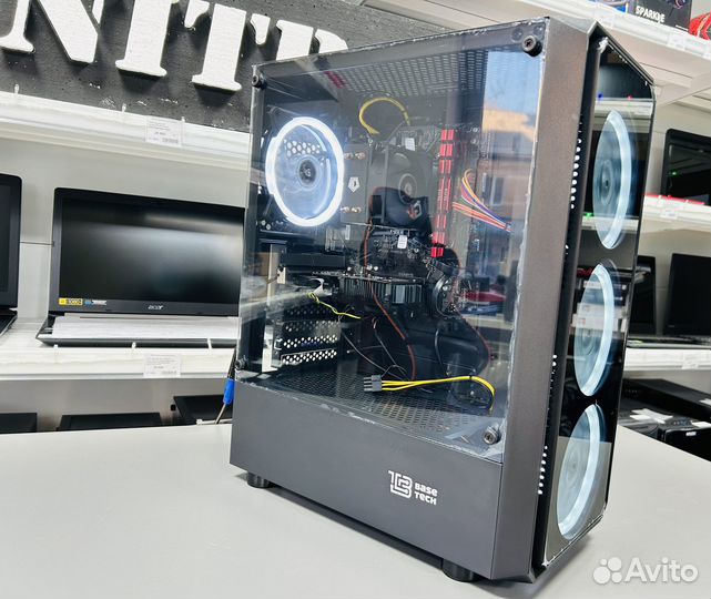 Мощный игровой компьютер Ryzen 5-5500+ GTX 1060 6G