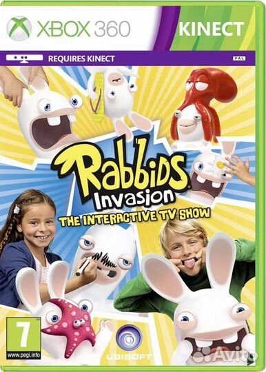 Rabbids Invasion (только для Kinect) Xbox 360, рус