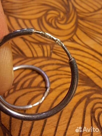 Серебряные серьги 925 проба